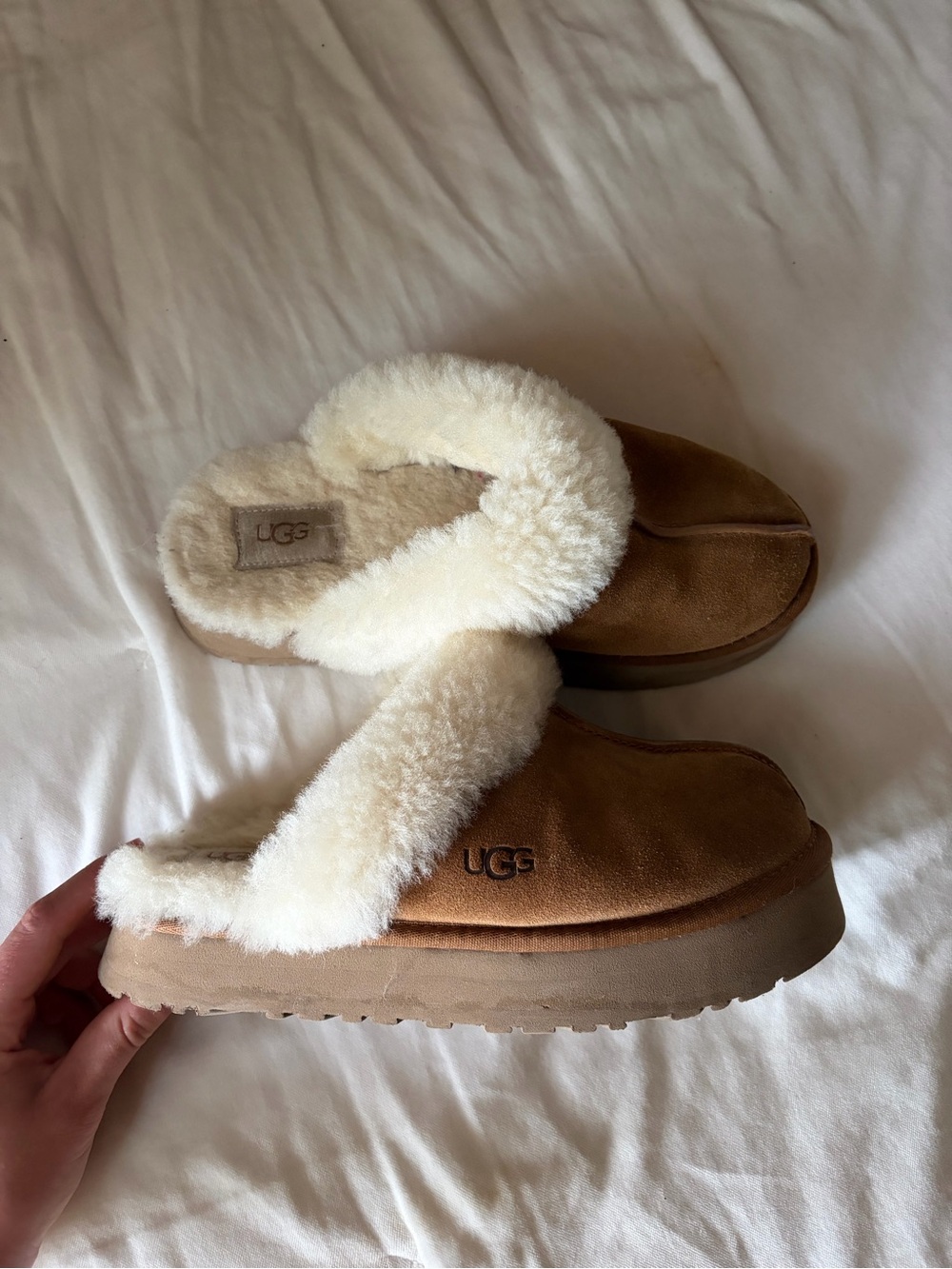 UGG Chestnut Slippers - Cozy Suede & Sheepskin